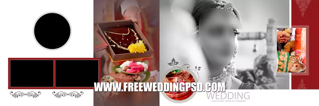 Free download wedding album psd templates